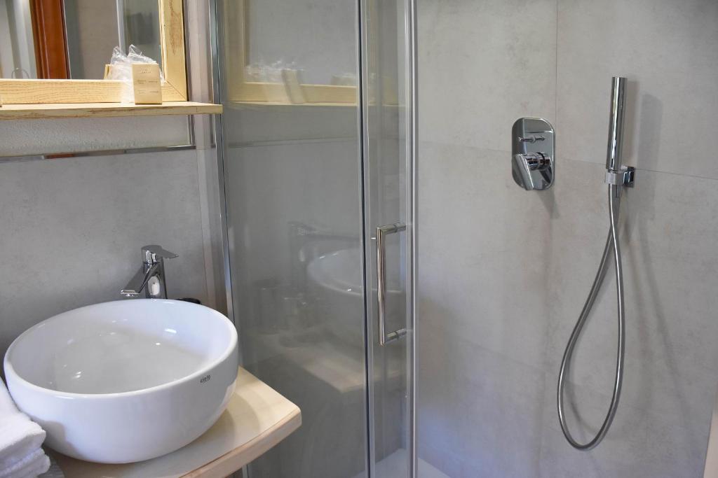 Koupelna v ubytování B&B I Graniti Sardi