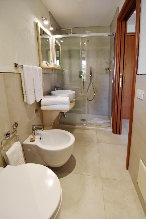 Koupelna v ubytování B&B I Graniti Sardi