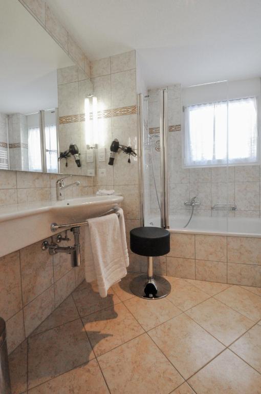 Koupelna v ubytování Haus Shangri-La