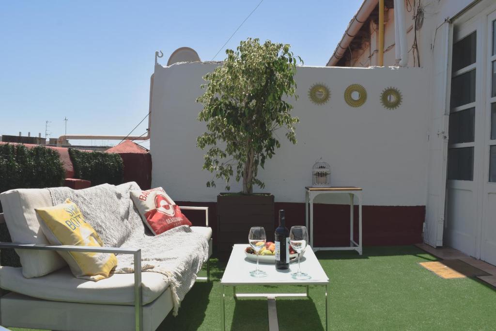 Posezení v ubytování Valencia Apartamentos Goya