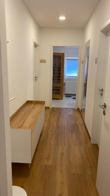 Postel nebo postele na pokoji v ubytování Apartma na hüti