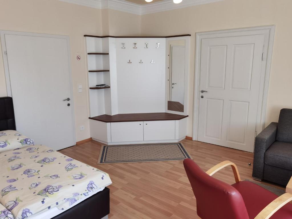 Postel nebo postele na pokoji v ubytování Haus Pleterski