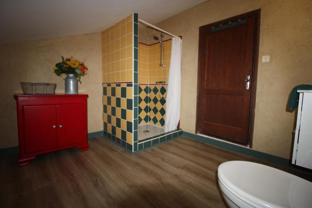 Koupelna v ubytování Chambre d'hotes de Jacobiel