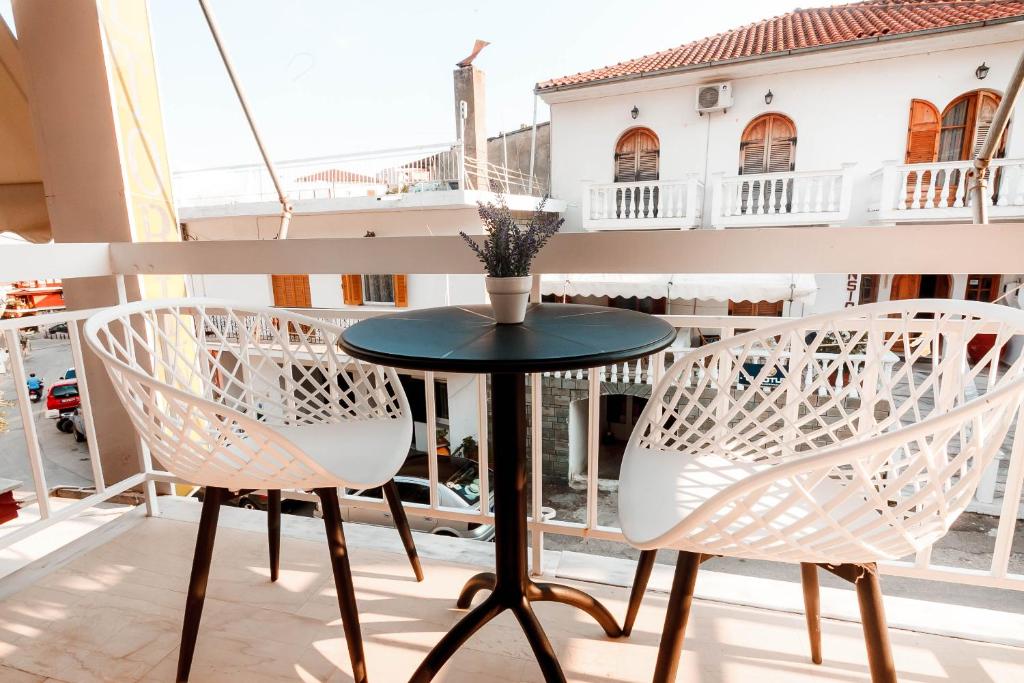 Balkón nebo terasa v ubytování Hotel Torini