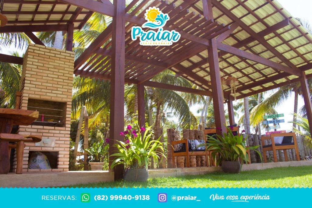  Praiar - Casa pé na areia - Patacho Milagres
