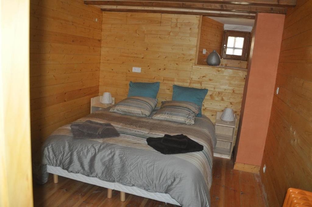 Postel nebo postele na pokoji v ubytování Eco Gite La Grange