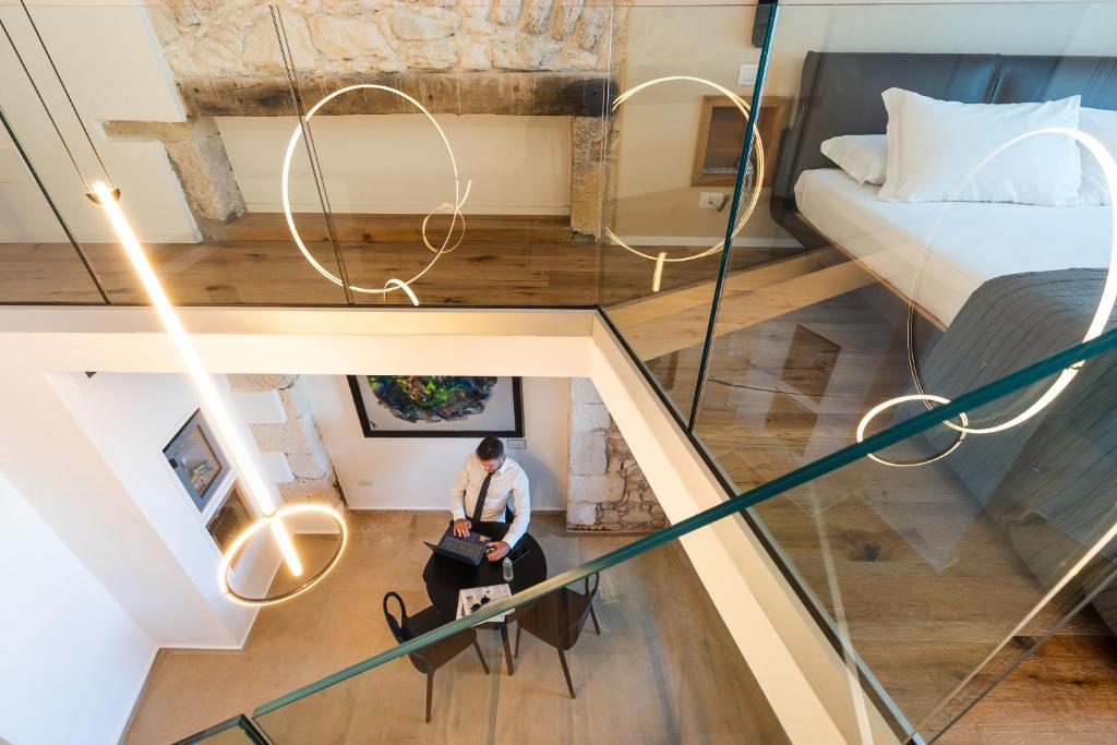 Kúpeľňa v ubytovaní Re Dionisio Luxury Suites