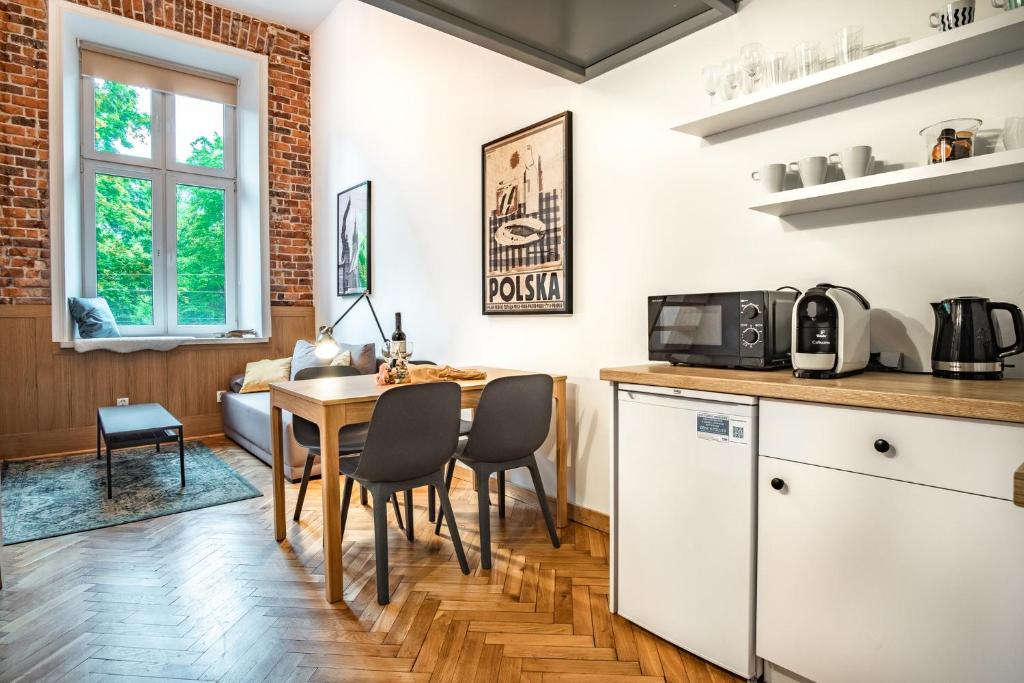 Kuchyňa alebo kuchynka v ubytovaní Tower Street Apartments
