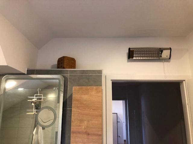 Koupelna v ubytování Apartma na hüti