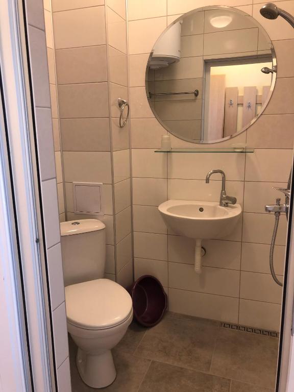 Koupelna v ubytování Borko Guest House
