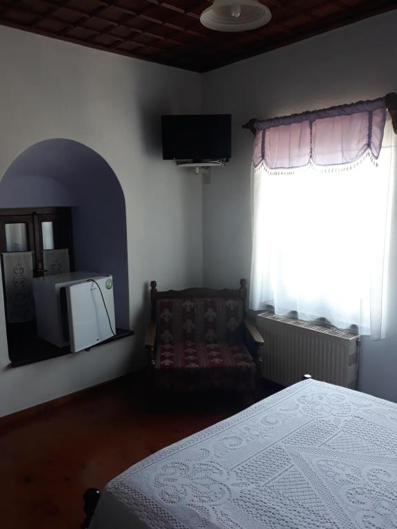 Postel nebo postele na pokoji v ubytování Mansion Theodora