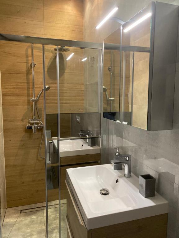 Kúpeľňa v ubytovaní Apartament Rodzinny Centrum Zakopane