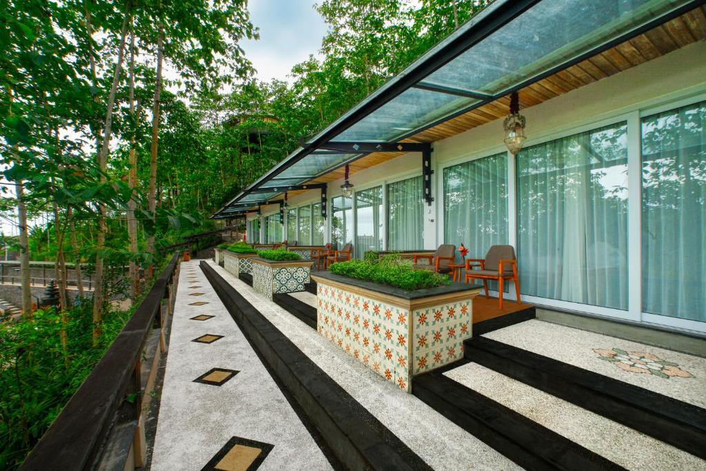 Zahrada ubytování Munduk Heaven Luxury Villas