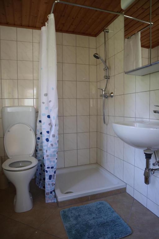 Koupelna v ubytování Ferienhaus Dobernigg