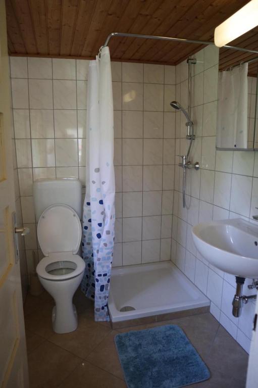 Koupelna v ubytování Ferienhaus Dobernigg