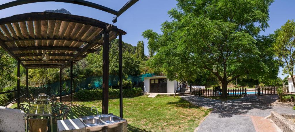 Zahrada ubytování Hospedium DLJ Respira Cazorla