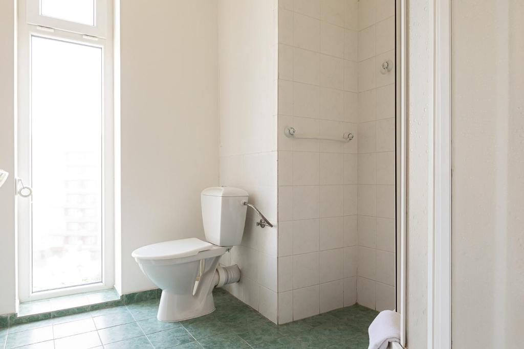 Koupelna v ubytování Hotel Slezan