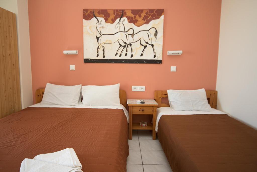 A bed or beds in a room at Villa Stella