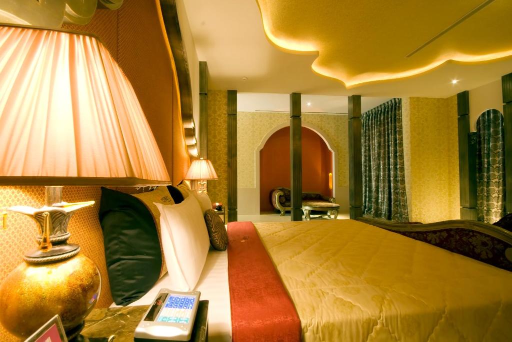 Postel nebo postele na pokoji v ubytování Harport Motel