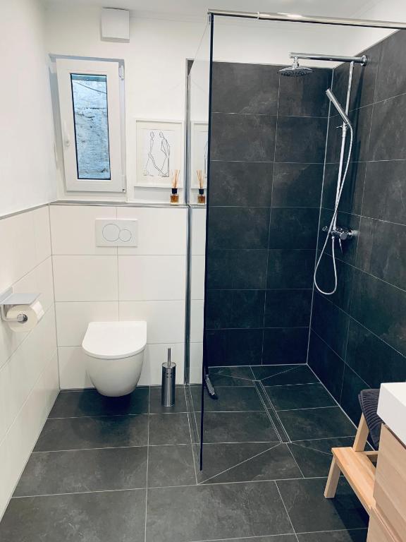 Koupelna v ubytování Appartement Weiss