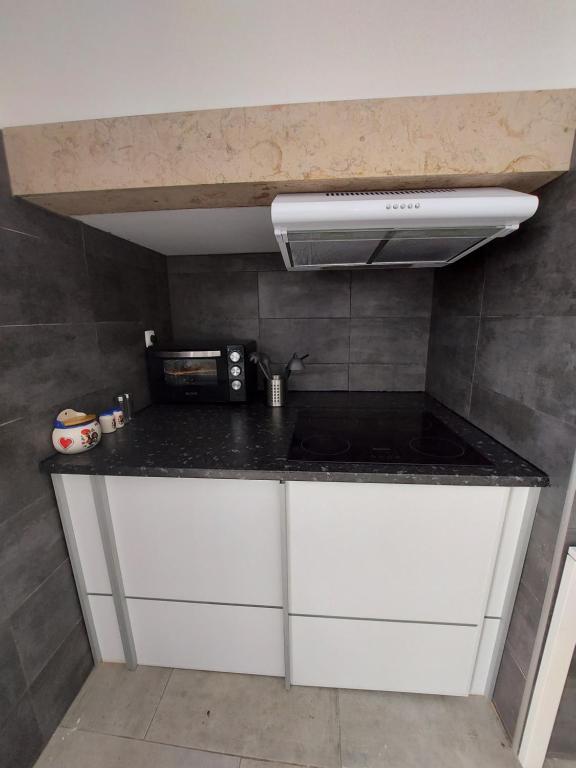 Kuchyň nebo kuchyňský kout v ubytování Aloha Hostel