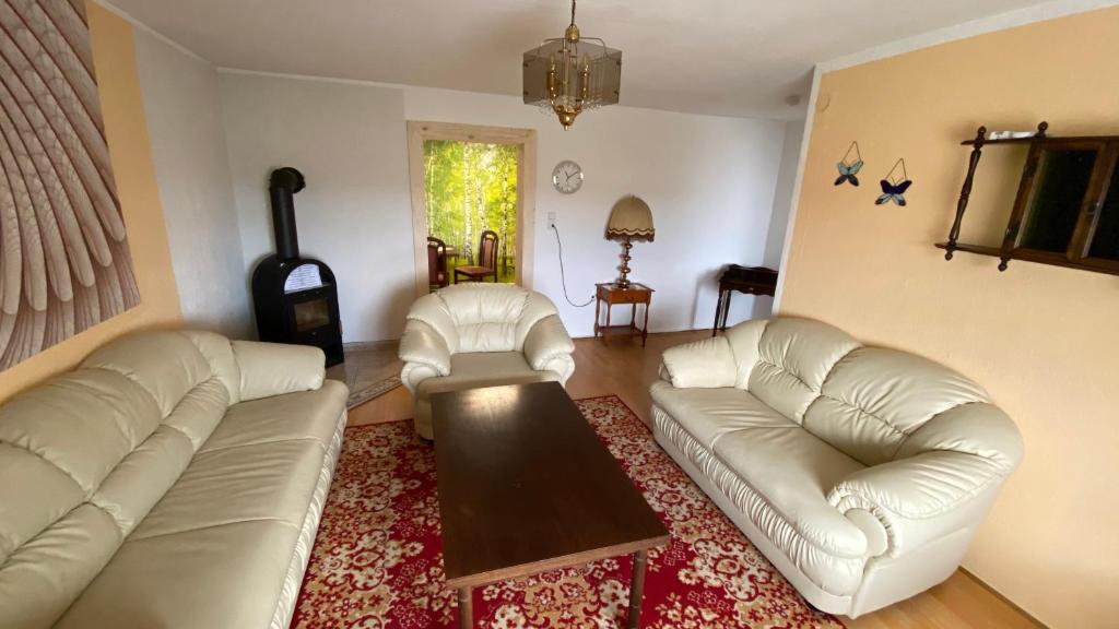 Posezení v ubytování Schröder's Motel