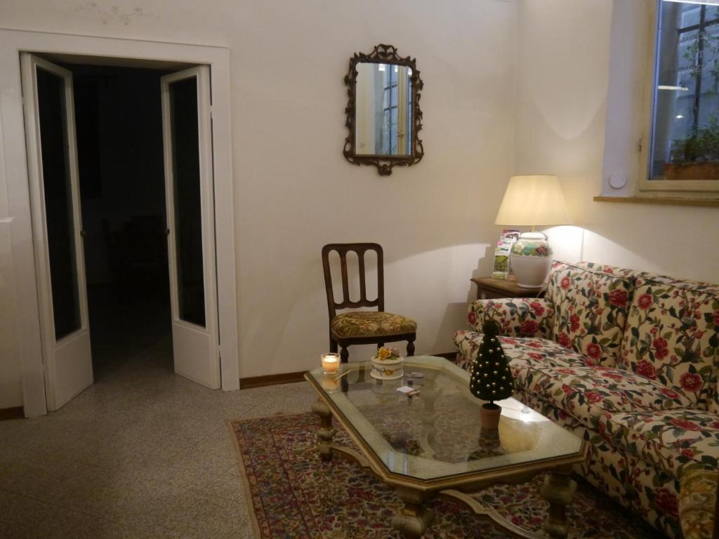 Posezení v ubytování Albergo Tre Donzelle