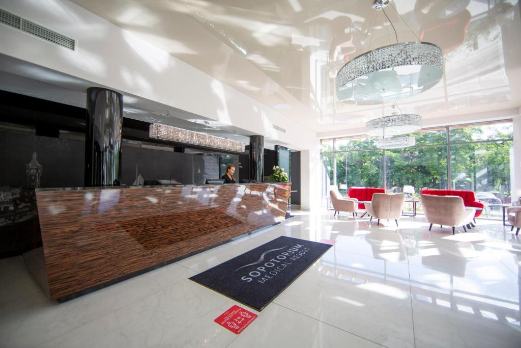 Posezení v ubytování Sopotorium Hotel & Medical Spa
