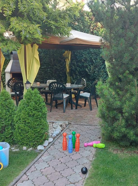 Zahrada ubytování Penzión Tiberia