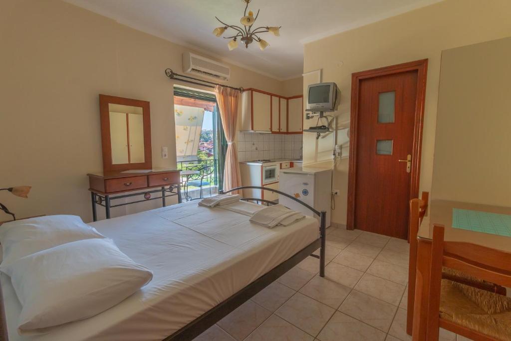 Posteľ alebo postele v izbe v ubytovaní Villa Fontana