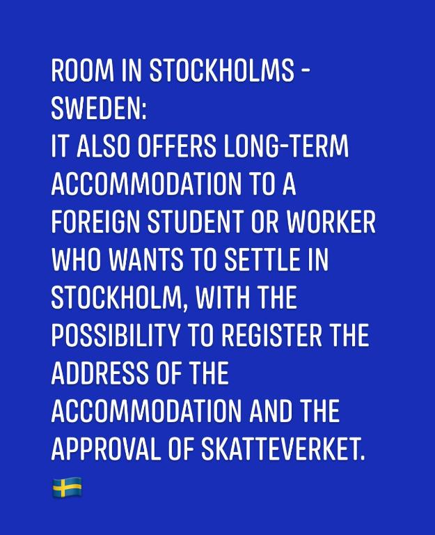 Room at Stockholm - Sweden