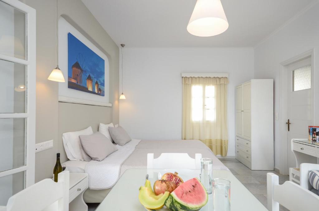 Posezení v ubytování Birikos Studios & Apartments