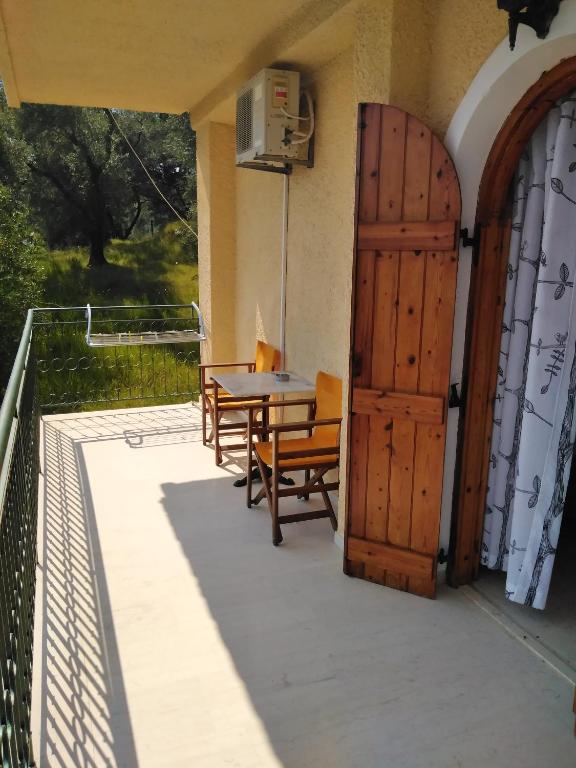 Balkón nebo terasa v ubytování Ηotel Della