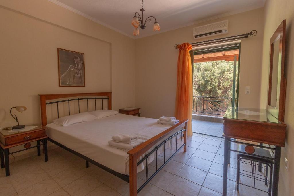 Posteľ alebo postele v izbe v ubytovaní Villa Fontana