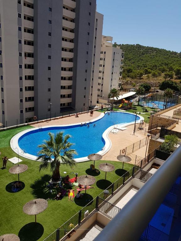 Bazén v ubytování HR PARADISE CALA DE LA VILA JOIOSA nebo v jeho okolí