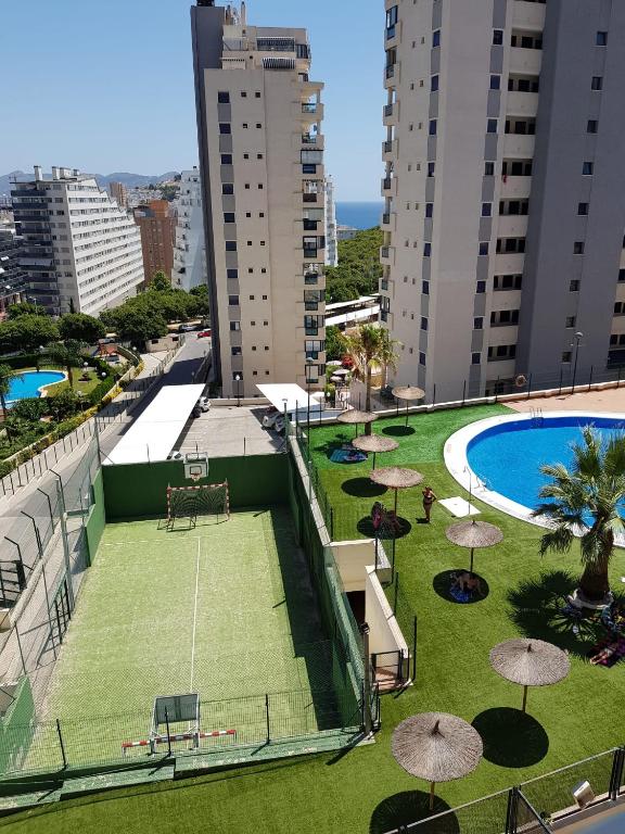 Bazén v ubytování HR PARADISE CALA DE LA VILA JOIOSA nebo v jeho okolí
