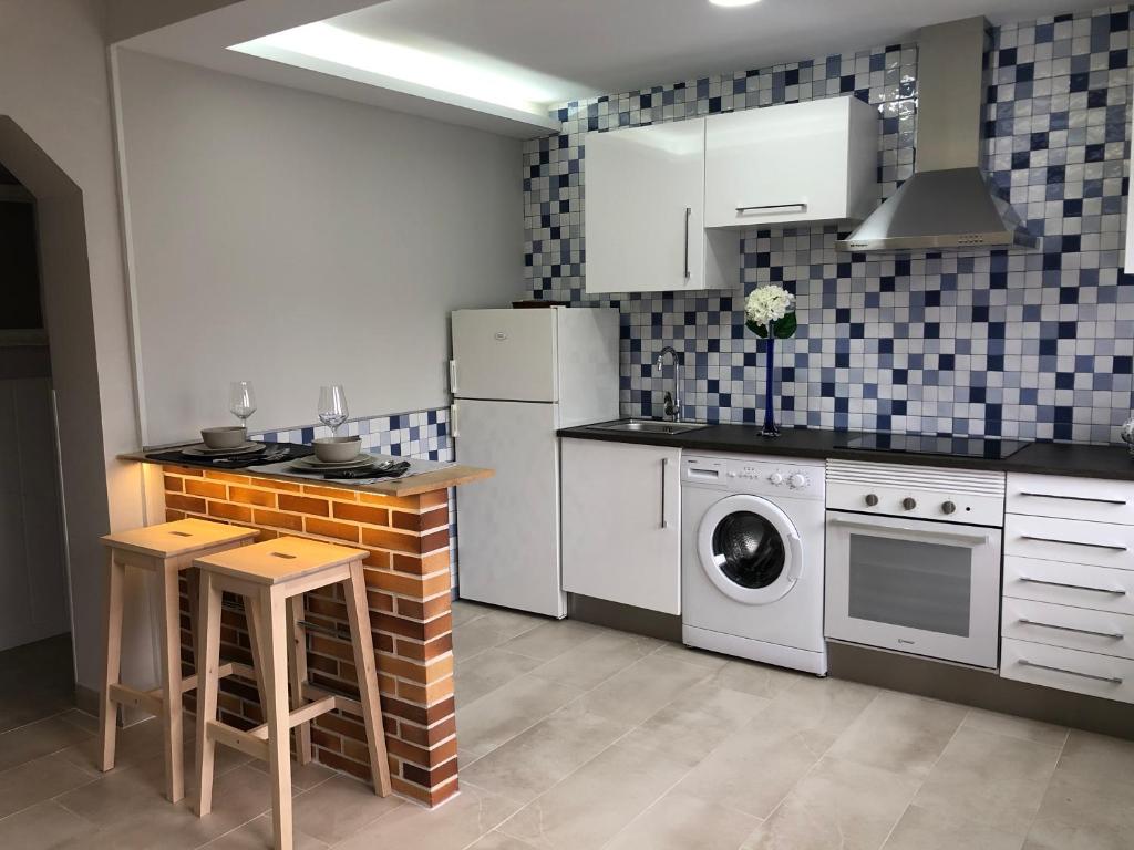 Kuchyňa alebo kuchynka v ubytovaní Casa La Mimbrera