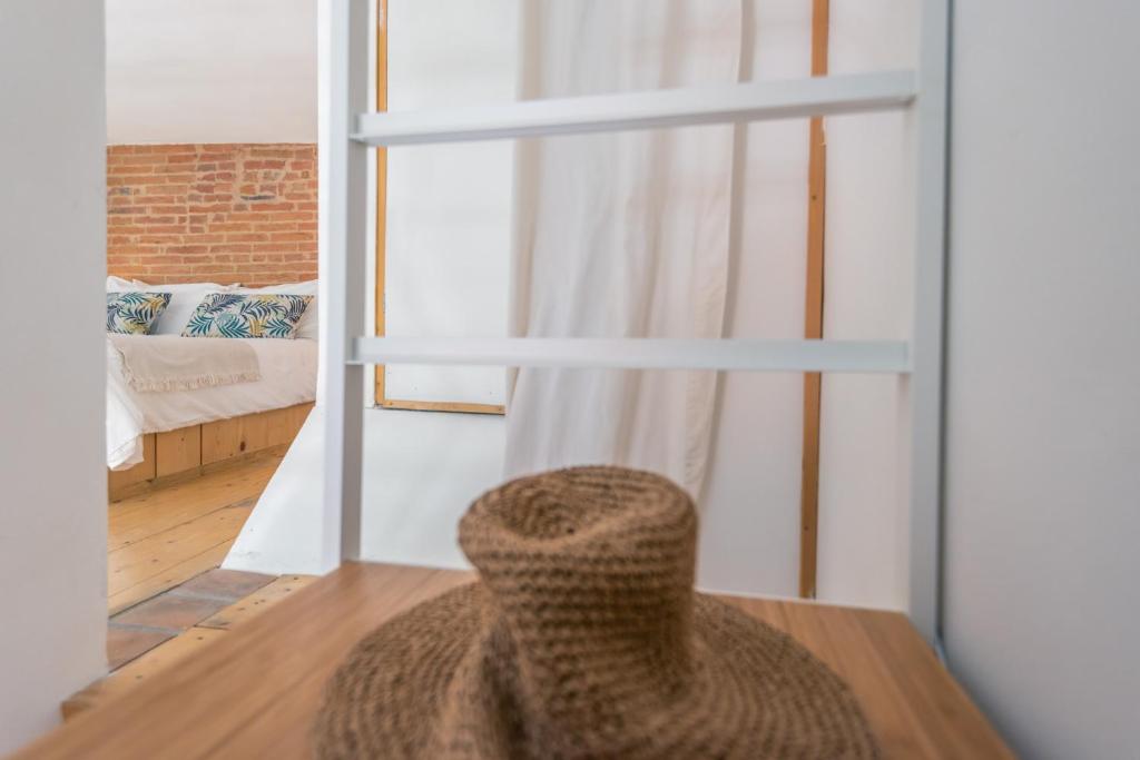 Łóżko lub łóżka w pokoju w obiekcie LUI Tuscany Loft