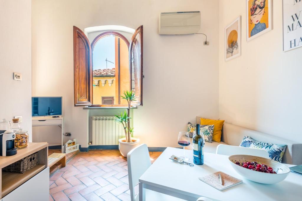 Telewizja i/lub zestaw kina domowego w obiekcie LUI Tuscany Loft
