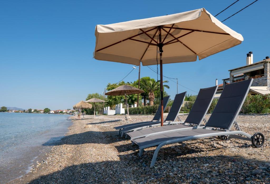 Villa Ambrosia, beach house, Platanidia, Pelion - Huis Met Drie Slaapkamers