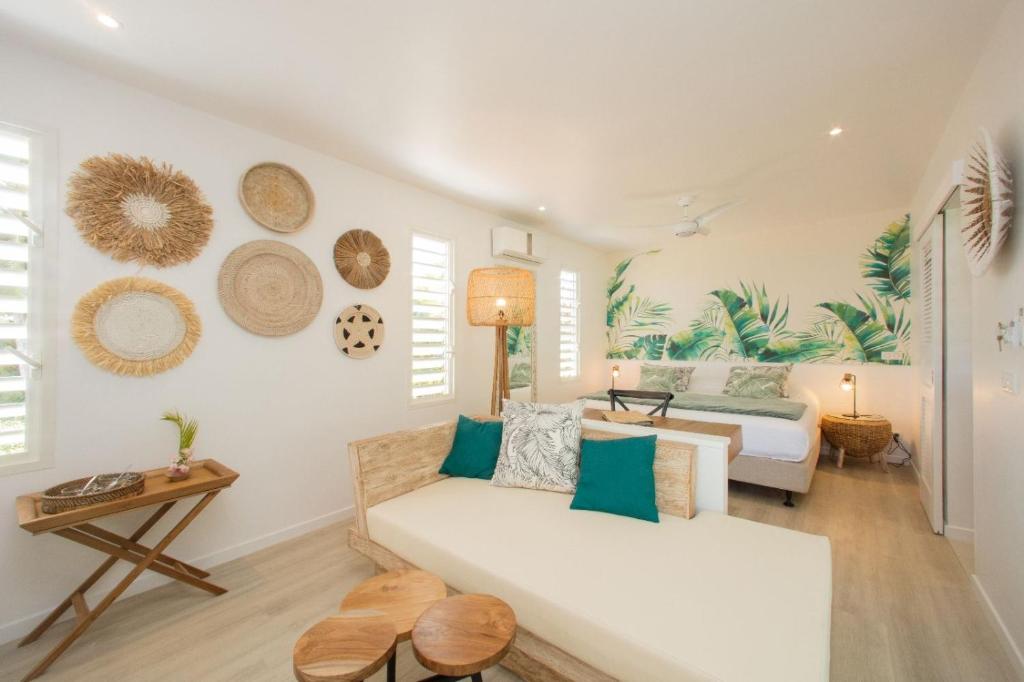 Posezení v ubytování Raiatea Lodge Hotel