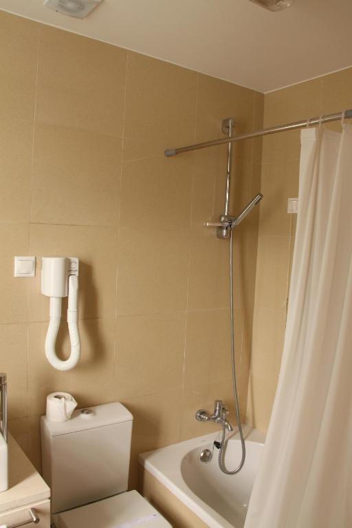 Koupelna v ubytování Hotel Zenite