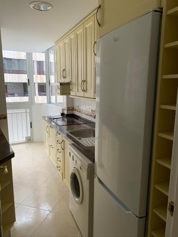 Kuchyň nebo kuchyňský kout v ubytování SERVICE APART LAZARO - Edificio Aguamarina 32