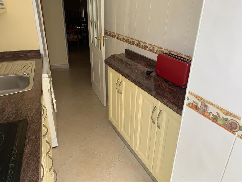 Kuchyň nebo kuchyňský kout v ubytování SERVICE APART LAZARO - Edificio Aguamarina 32