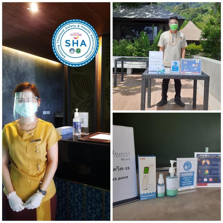 Certifikát, hodnocení, plakát nebo jiný dokument vystavený v ubytování Khaolak Wanaburee Resort - SHA Extra Plus