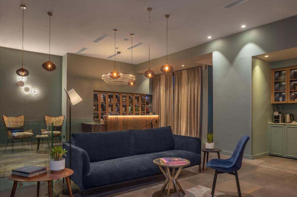 Lyric Hotel Paris Opera的休息区