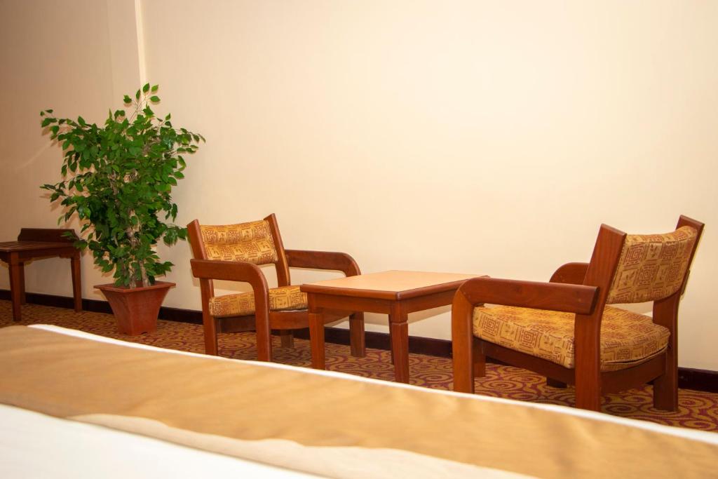 Posezení v ubytování Hotel Lakefield