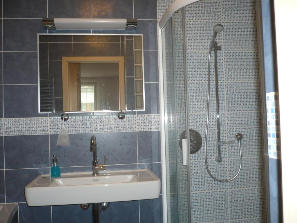 Koupelna v ubytování Apartmán Anežka