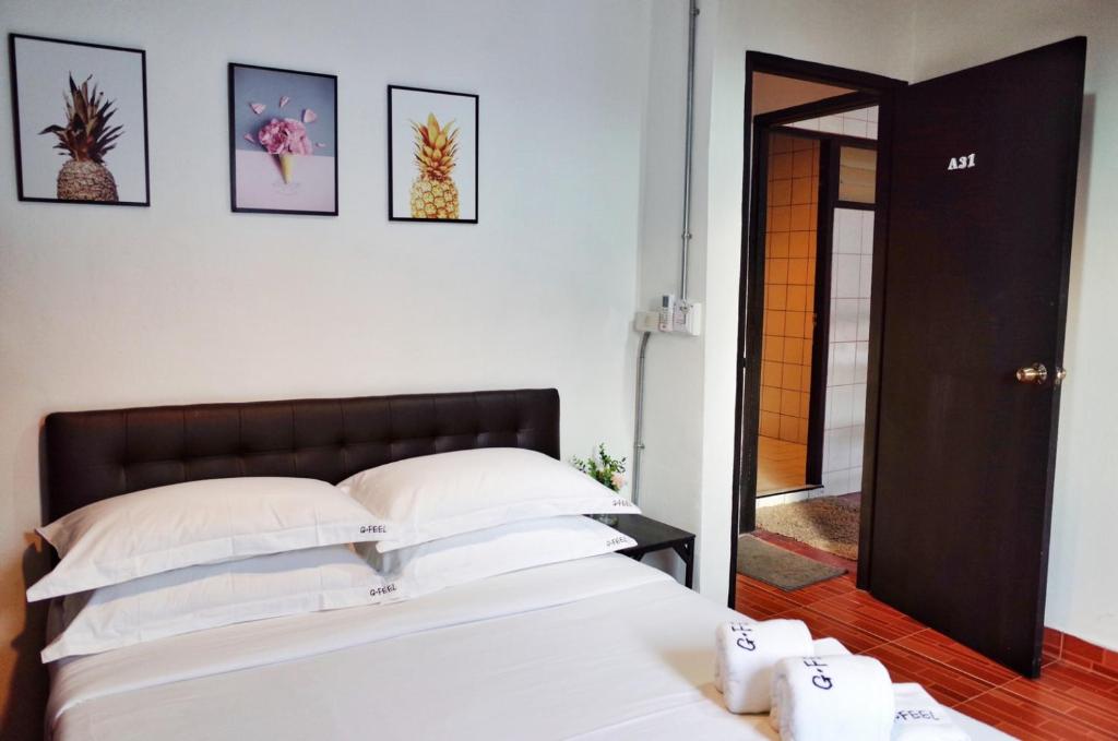 Postel nebo postele na pokoji v ubytování Gfeel Hostel