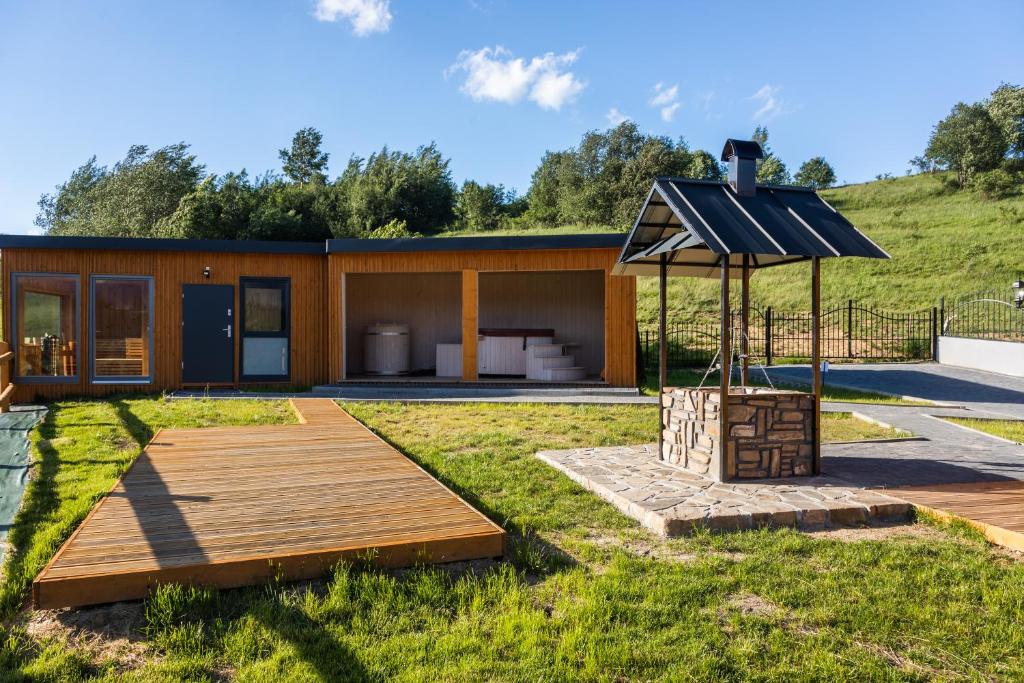 Vonkajšia záhrada v ubytovaní Apartamenty Bachledzki Wierch Zakopane